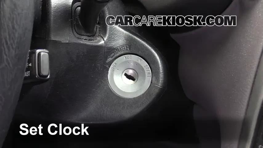 2001 Toyota Celica GT 1.8L 4 Cyl. Clock